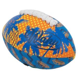 WAHU Mini Football Orange/Blue 6.5-Inch Waterproof Real Water Pool Beach Outdoor